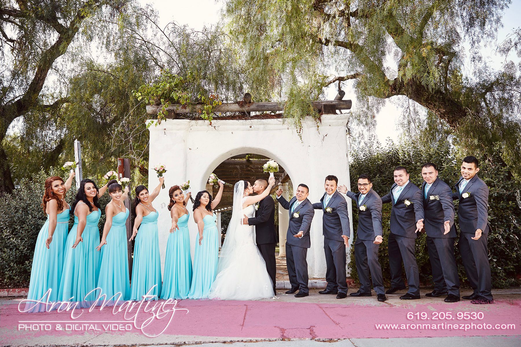 Traditional quinceañera celebration with beautiful dress and decorations